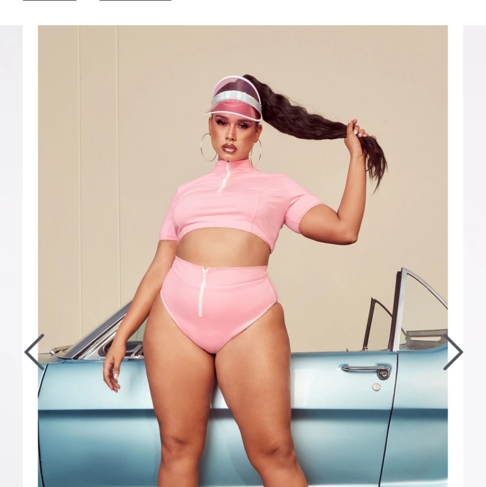 Plus Size Water Sports Bikini Set